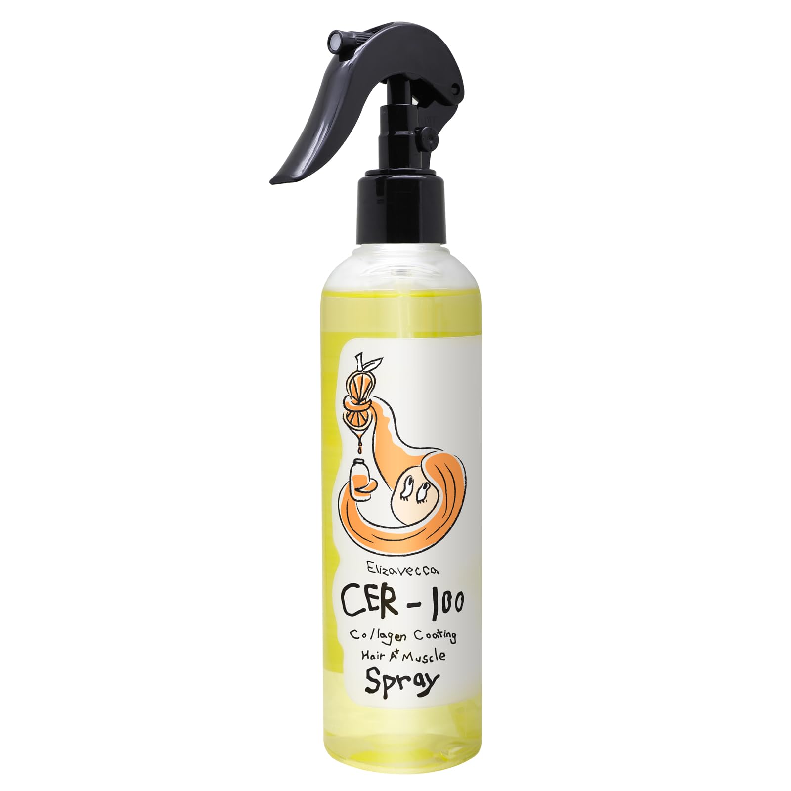 美容液 CQ 4+.CQC+.AI ELIZAVECCA CER-100 Collagen Coating Hair A+Muscle Spray 250 ml