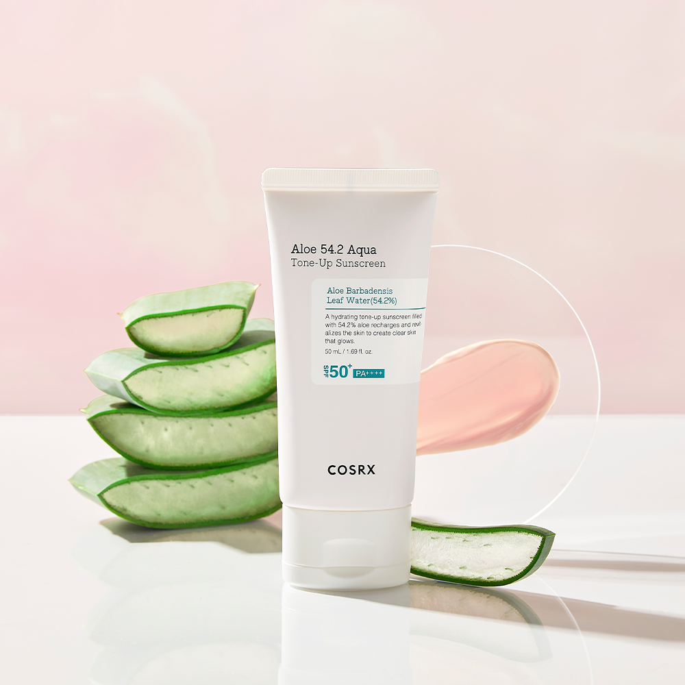 COSRX Aloe 54.2 Aqua Tone Up Sunscreen SPF 50 PA 50ml HallYu Cosmetics