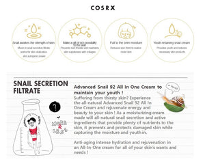 Cosrx Advanced Snail 92 All in one Cream - HallYu Cosmetics - 3