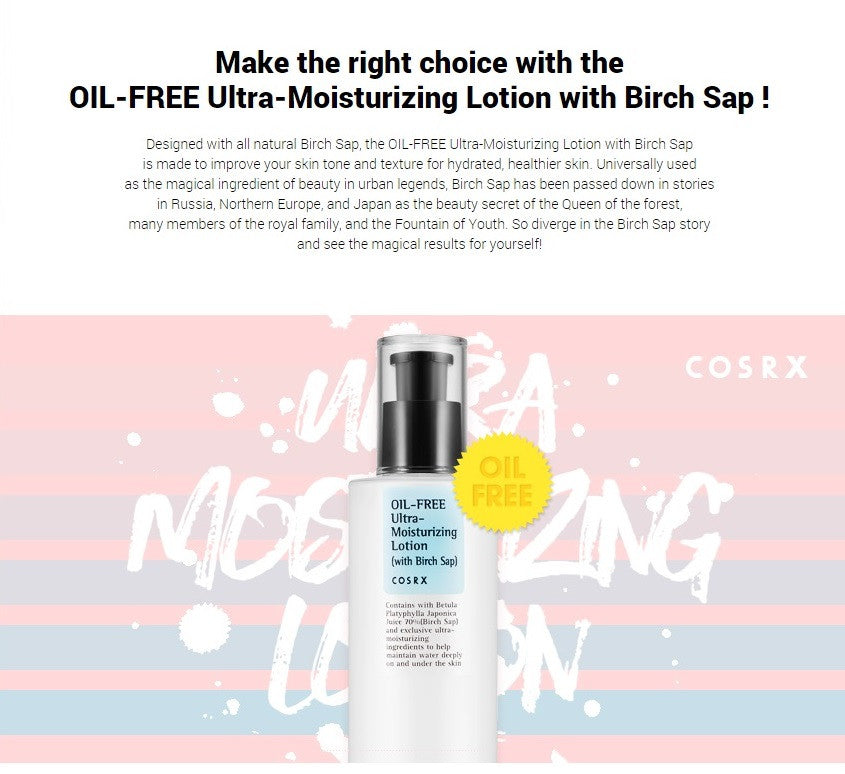 Cosrx Oil-Free Ultra-Moisturizing Lotion - HallYu Cosmetics - 2