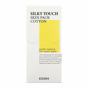 cosrx silky touch skin pack cotton