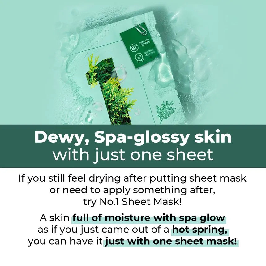 NUMBUZIN No.1 Dewy Glow Spa Sheet Mask