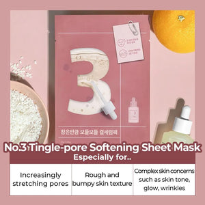 NUMBUZIN No. 3 Tingle-Pore Softening Sheet Mask