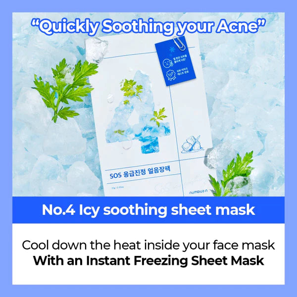 NUMBUZIN No. 4 SOS Icy Soothing Sheet Mask
