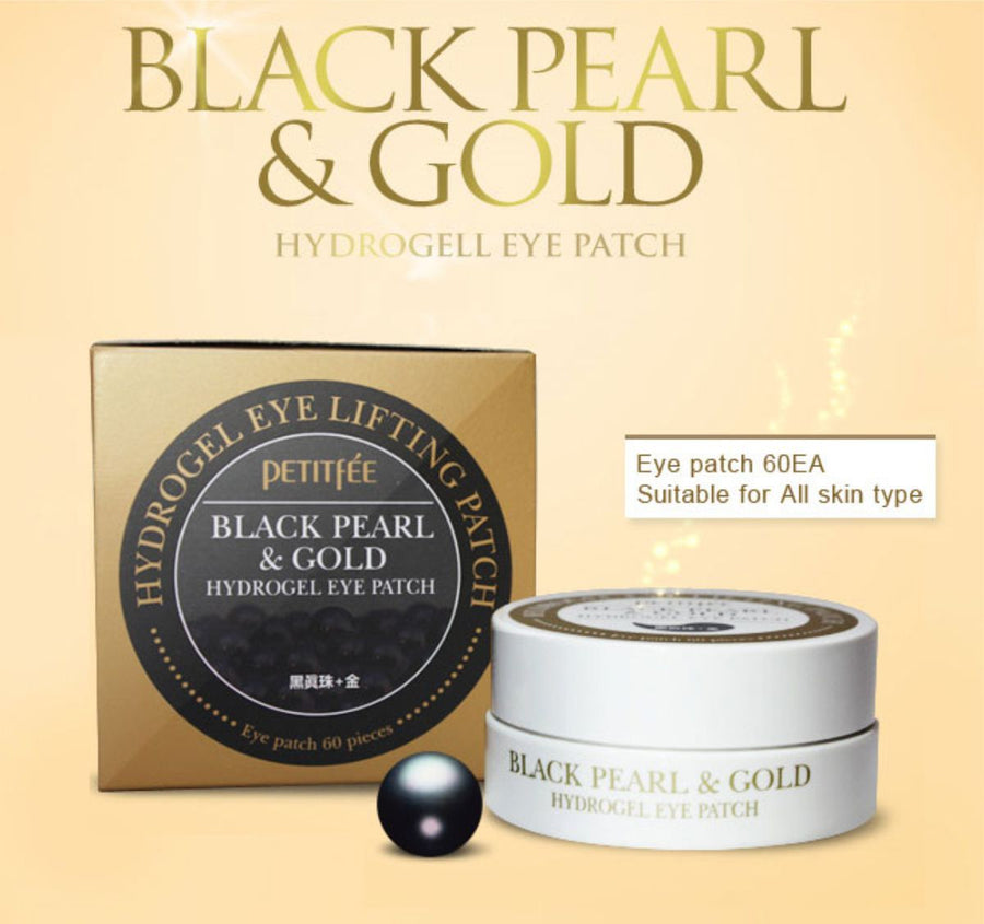Petitfee Black Pearl & Gold Hydrogel Eye Patches