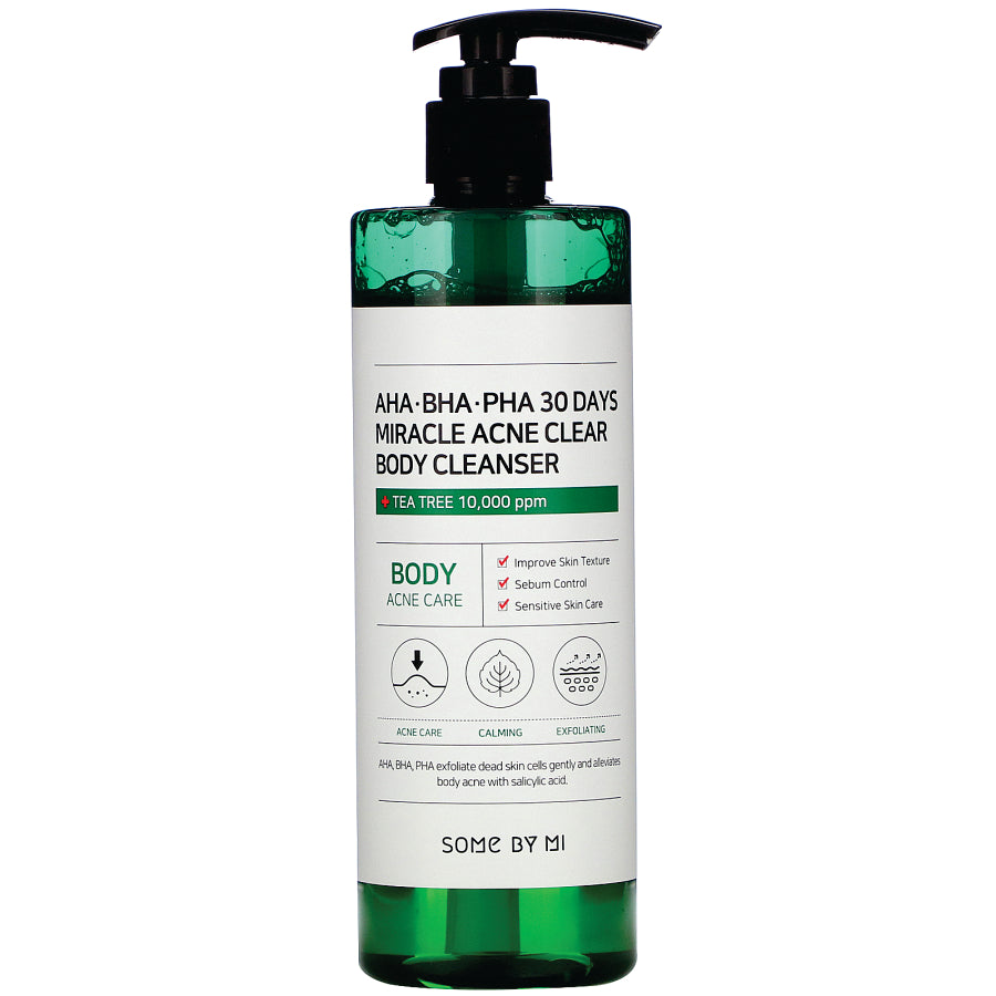 SOME BY MI AHA BHA PHA 30 Days Super Miracle Acne Clear Body Cleanser 400g